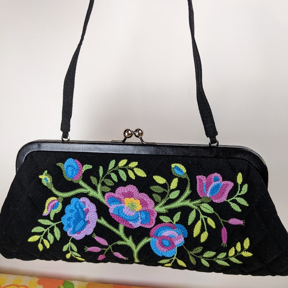 Quilted and embroidered Vera Bradley